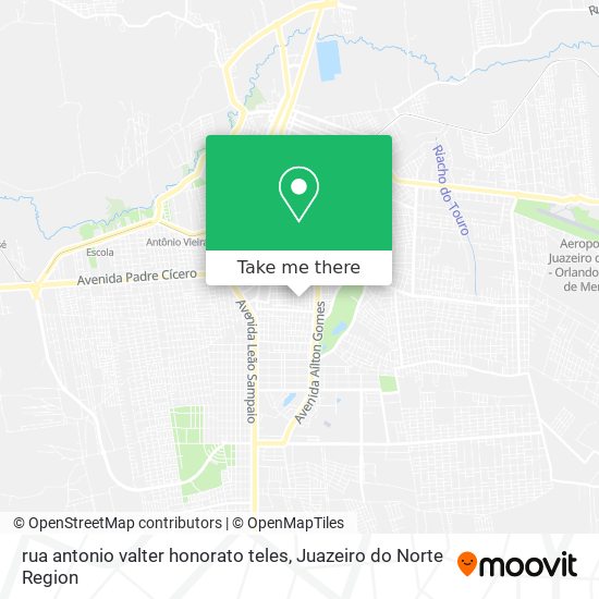 rua antonio valter honorato teles map