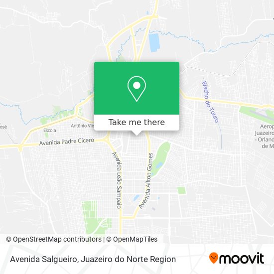 Mapa Avenida Salgueiro