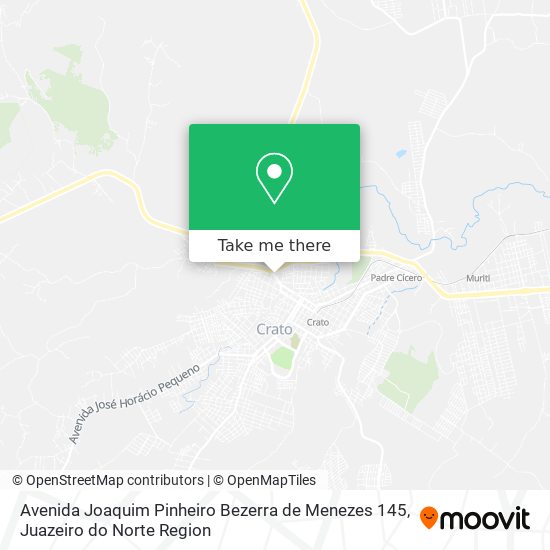 Mapa Avenida Joaquim Pinheiro Bezerra de Menezes 145