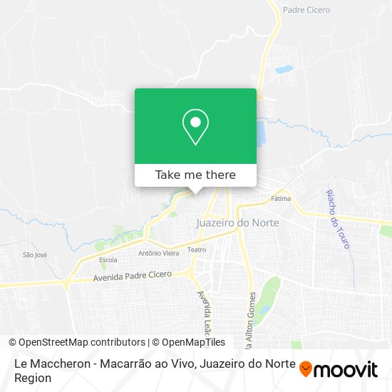 Mapa Le Maccheron - Macarrão ao Vivo