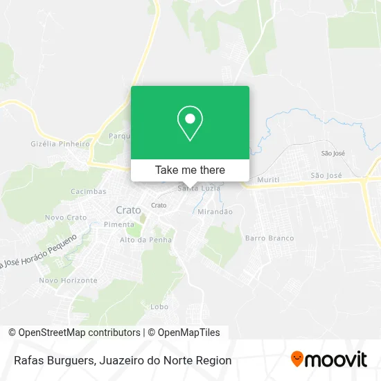 Rafas Burguers map