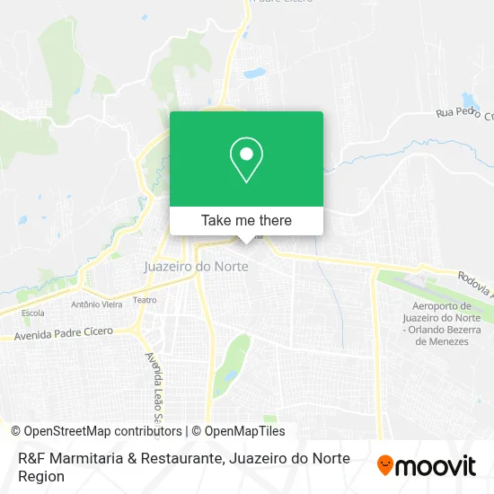 R&F Marmitaria & Restaurante map