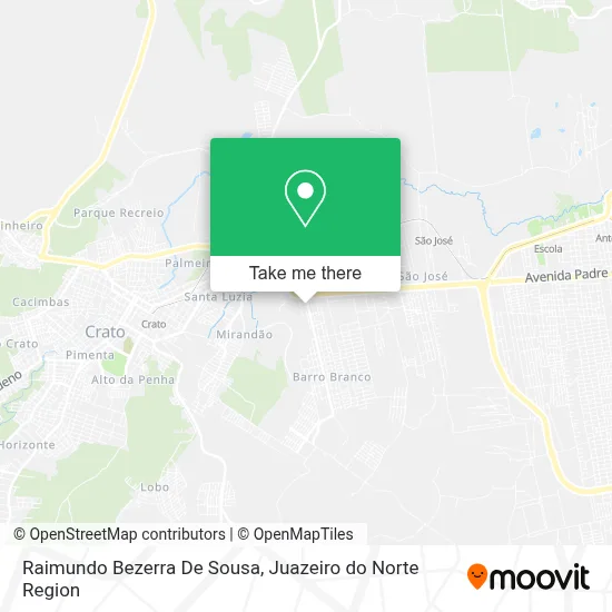 Raimundo Bezerra De Sousa map