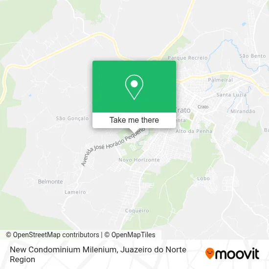 New Condominium Milenium map