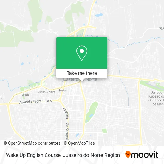Wake Up English Course map