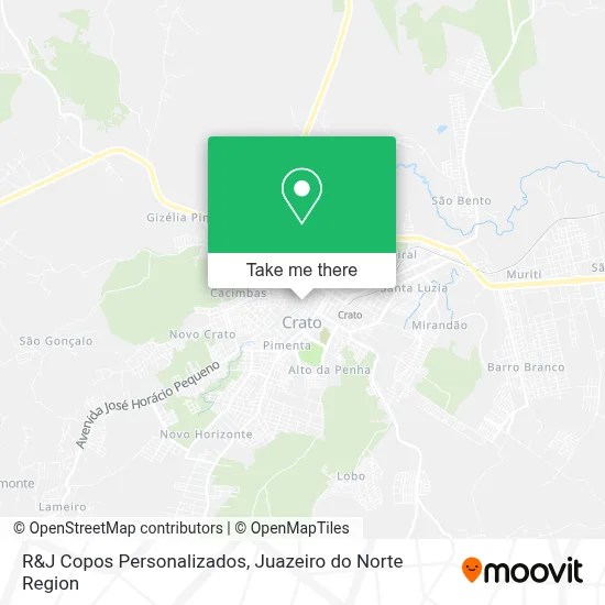 R&J Copos Personalizados map