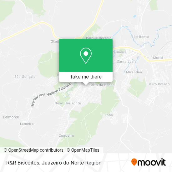 R&R Biscoitos map
