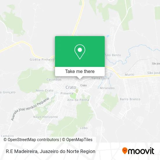 R.E Madeireira map