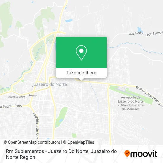 Rm Suplementos - Juazeiro Do Norte map