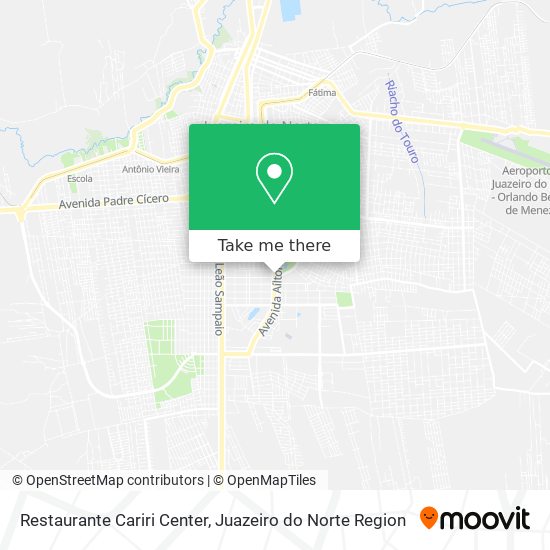 Mapa Restaurante Cariri Center