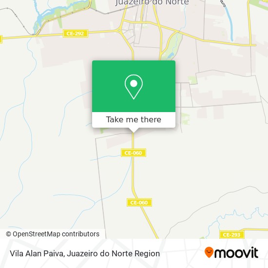 Mapa Vila Alan Paiva