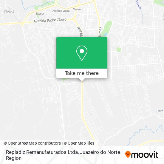Mapa Repladiz Remanufaturados Ltda