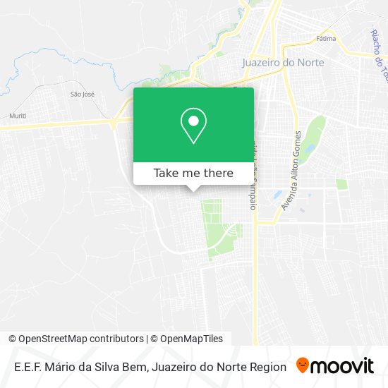 Mapa E.E.F. Mário da Silva Bem