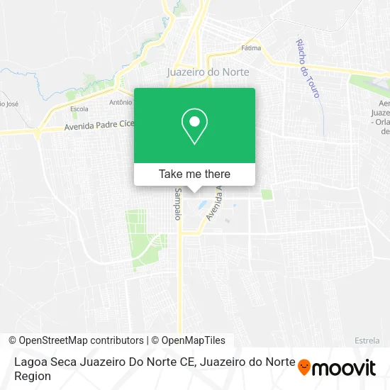 Lagoa Seca Juazeiro Do Norte CE map