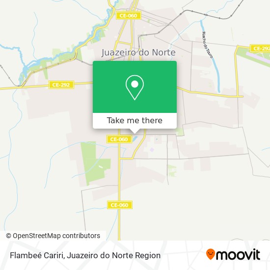 Flambeé Cariri map
