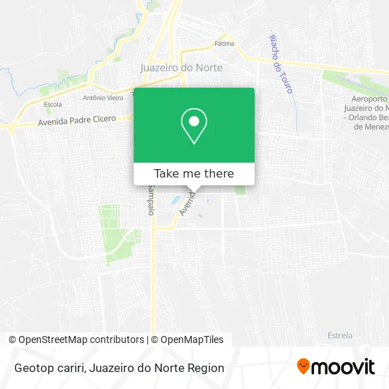 Geotop cariri map