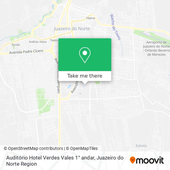Mapa Auditório Hotel Verdes Vales 1° andar