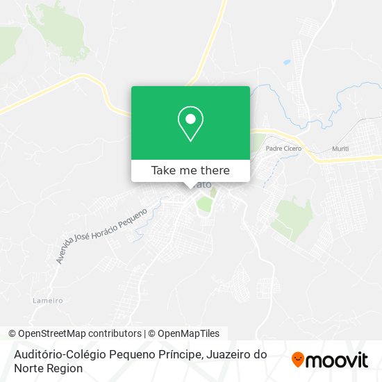 Mapa Auditório-Colégio Pequeno Príncipe