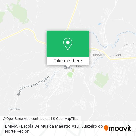 Mapa EMMA - Escola De Musica Maestro Azul