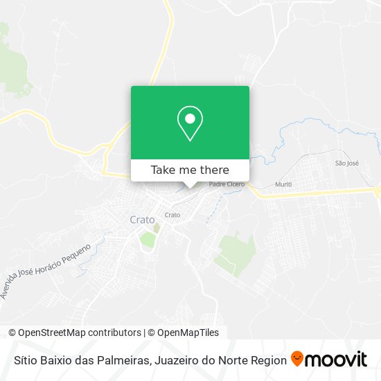 Mapa Sítio Baixio das Palmeiras