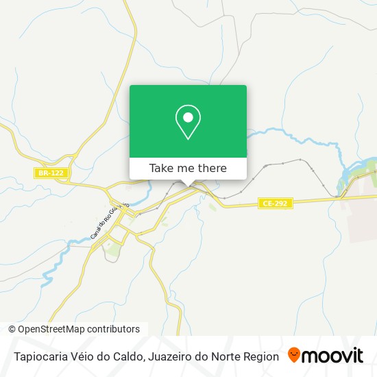 Tapiocaria Véio do Caldo map