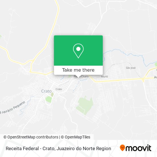 Mapa Receita Federal - Crato