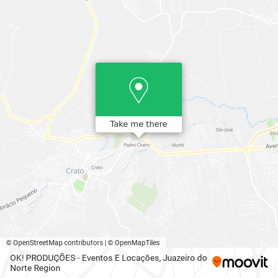 Mapa OK! PRODUÇÕES - Eventos E Locações