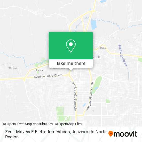 Mapa Zenir Moveis E Eletrodomésticos