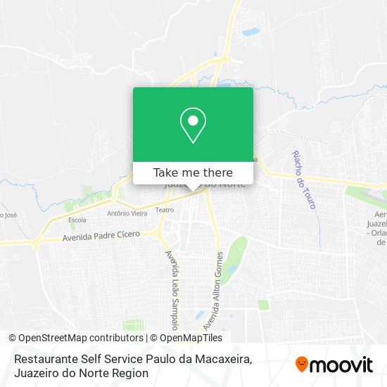 Mapa Restaurante Self Service Paulo da Macaxeira