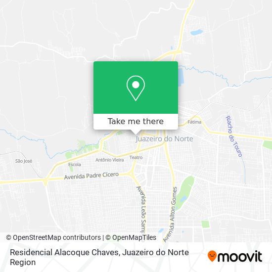 Mapa Residencial Alacoque Chaves