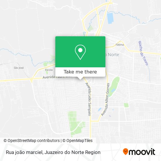 Rua joão marciel map