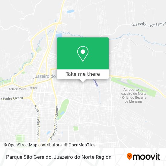 Mapa Parque São Geraldo