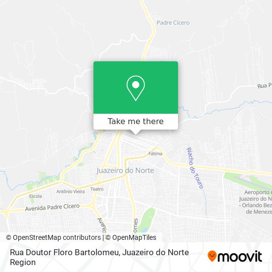 Mapa Rua Doutor Floro Bartolomeu