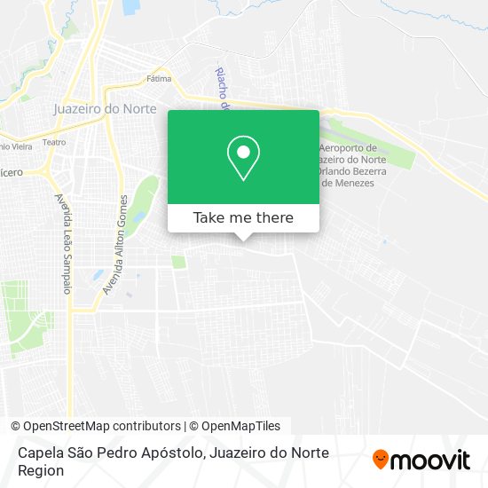 Mapa Capela São Pedro Apóstolo