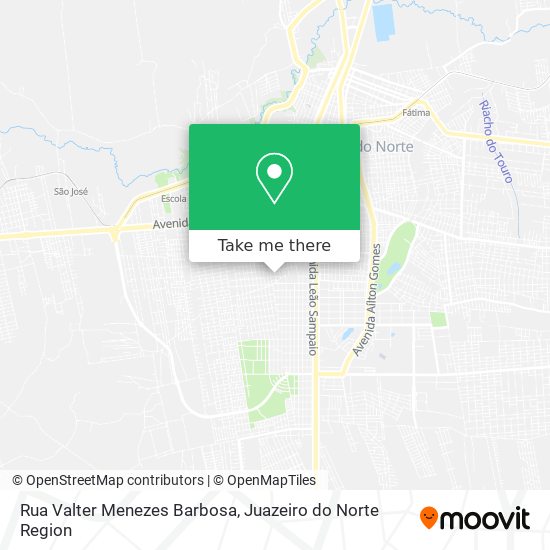 Rua Valter Menezes Barbosa map