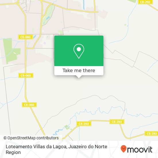 Loteamento Villas da Lagoa map