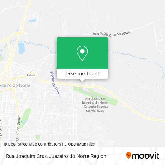 Rua Joaquim Cruz map