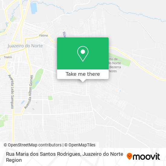 Mapa Rua Maria dos Santos Rodrigues