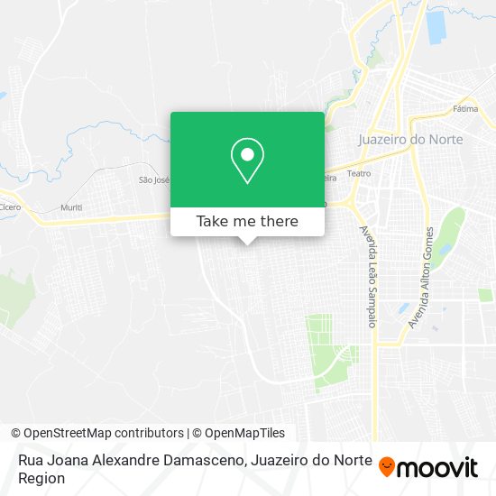 Rua Joana Alexandre Damasceno map