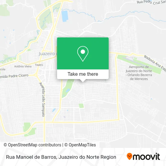Rua Manoel de Barros map