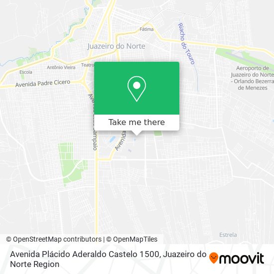Mapa Avenida Plácido Aderaldo Castelo 1500
