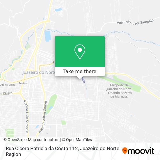 Rua Cícera Patrícia da Costa 112 map