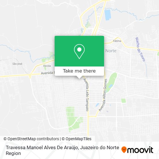 Mapa Travessa Manoel Alves De Araújo