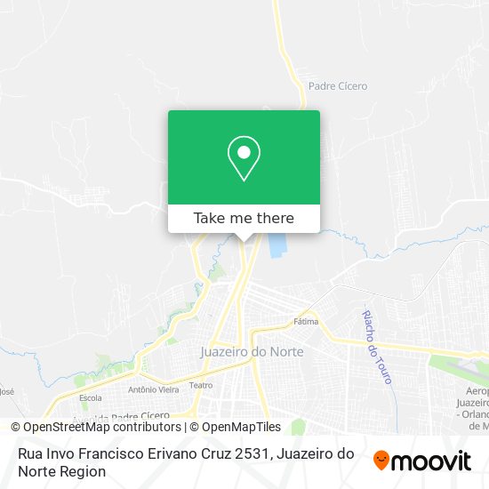 Mapa Rua Invo Francisco Erivano Cruz 2531