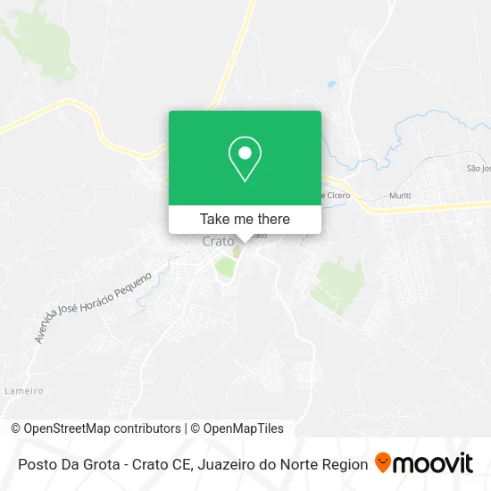 Posto Da Grota - Crato CE map