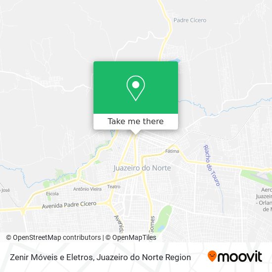 Zenir Móveis e Eletros map