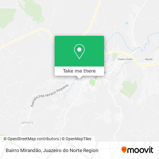 Mapa Bairro Mirandão