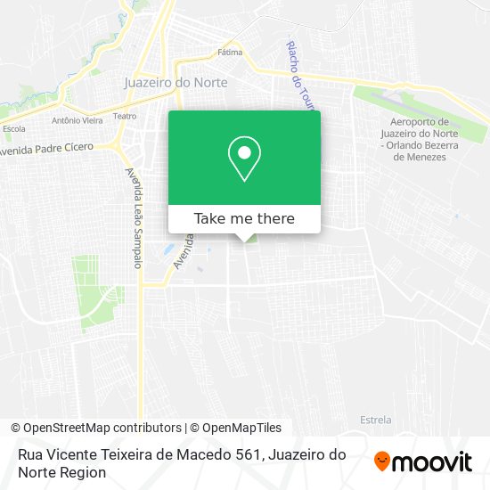 Rua Vicente Teixeira de Macedo 561 map