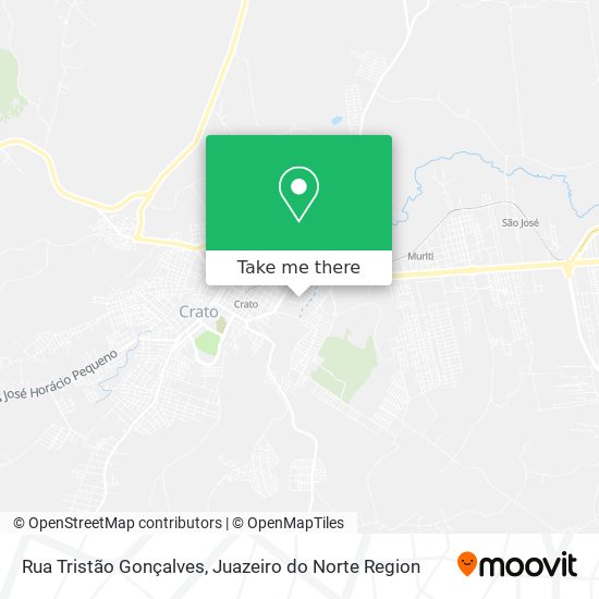 Mapa Rua Tristão Gonçalves