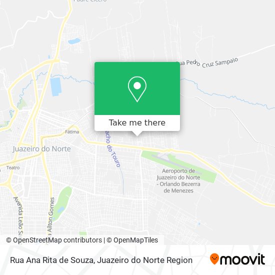 Mapa Rua Ana Rita de Souza